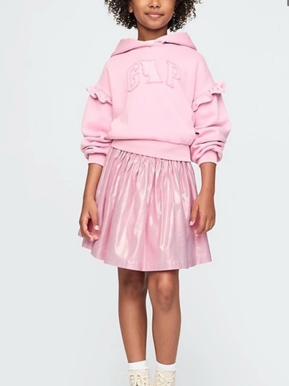 GAP Pink Shimmer A-Line Girls' Skirt